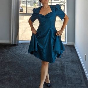 Vintage Damask Party Dress